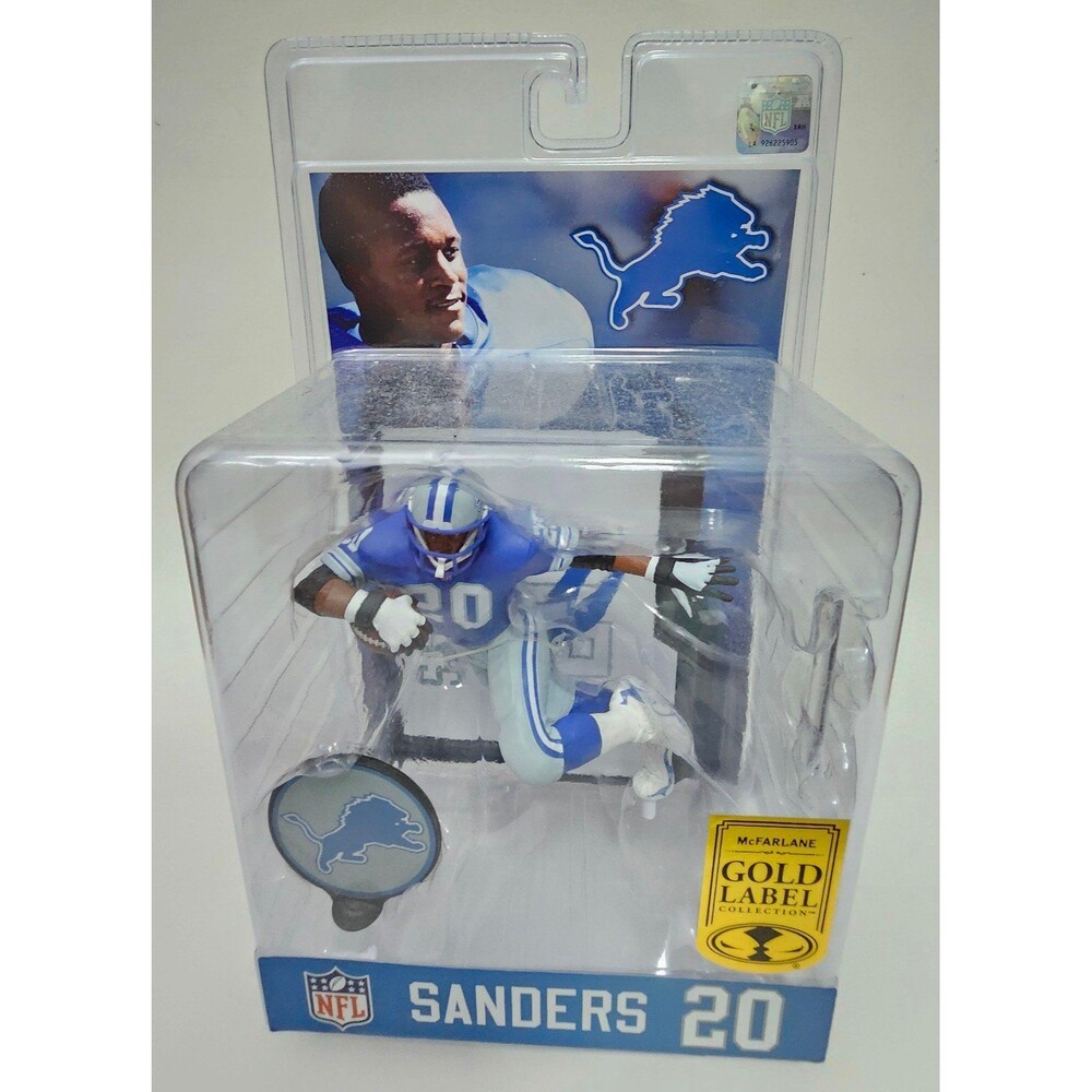 Barry Sanders #20 Detroit Lions NFL Football McFarlane Legacy Series Figure 1G2